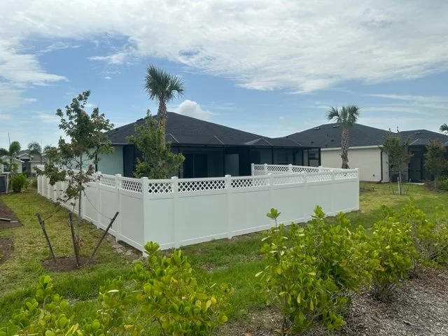 Southern Hoss fence installation project 1 in Southwest Florida